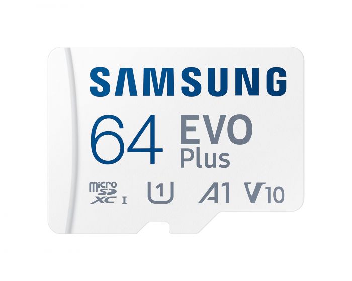 Карта пам'яті Samsung microSDXC   64GB C10 UHS-I R130MB/s Evo Plus + SD