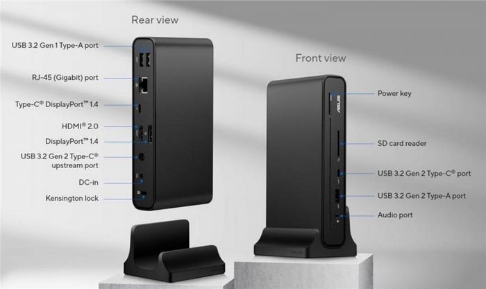 Док-станцiя ASUS DC300 Triple Display USB-C Dock
