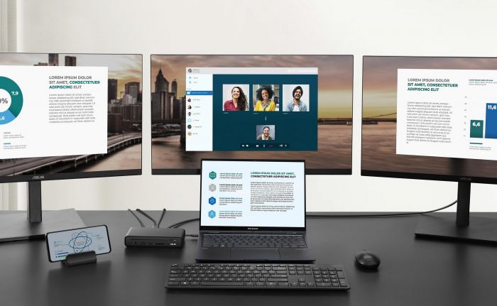 Док-станцiя ASUS DC300 Triple Display USB-C Dock