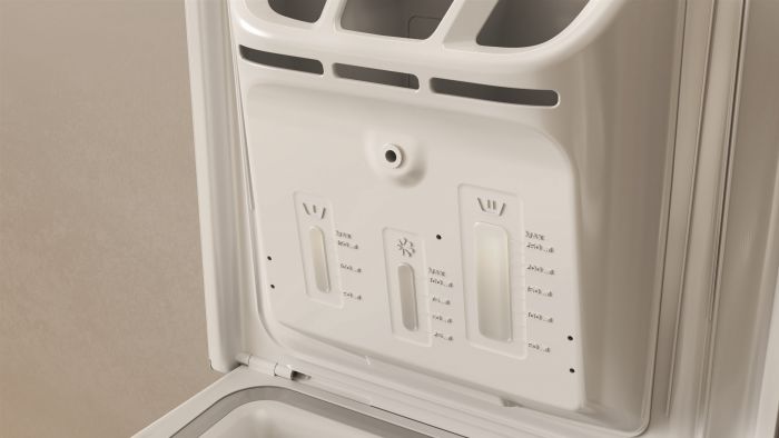 Пральна машина Whirlpool вертикальна, 6кг, 1200, A+++, 60см, дисплей, інвертор, білий