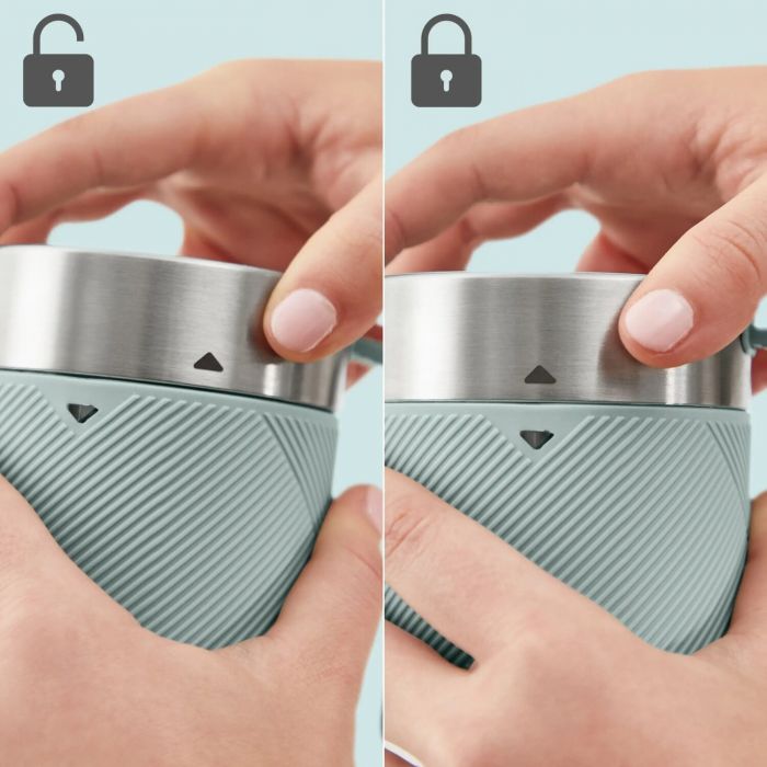 Блендер Tefal Lightmix портативний для смузі, чаша-300мл, USB, тритан, зелений