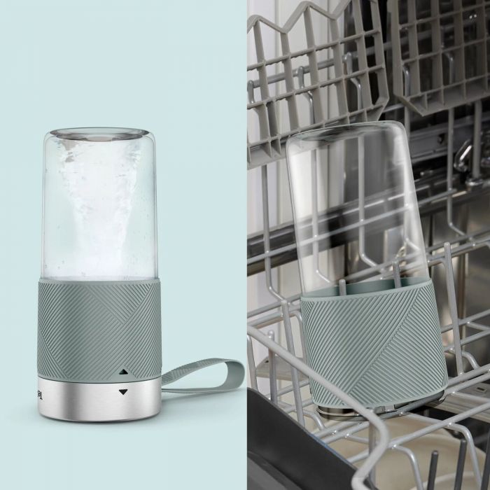 Блендер Tefal Lightmix портативний для смузі, чаша-300мл, USB, тритан, зелений