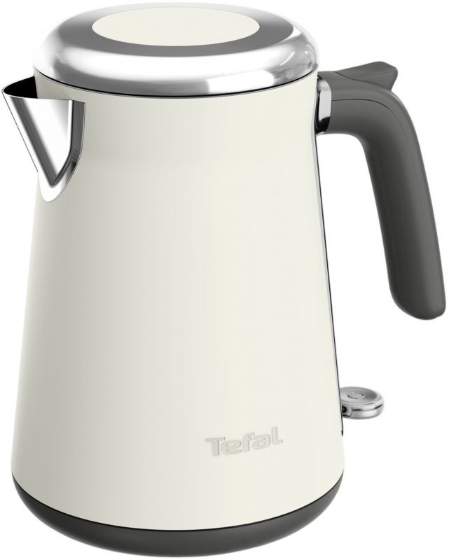 Електрочайник Tefal Collection 1.68л, Strix, нерж. сталь, бежевий