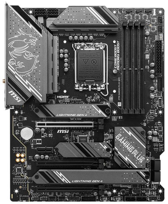Материнcька плата MSI Z790 GAMING PLUS WIFI s1700 Z790 4xDDR5 HDMI DP WiFi BT ATX