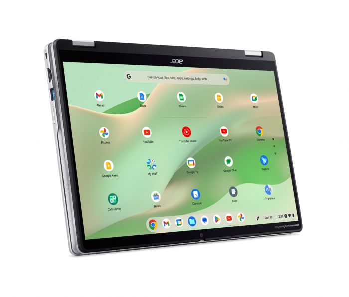 Ноутбук Acer Chromebook Spin CP314-2HN 14" WUXGA IPS Touch, Intel i3-N305, 8GB, F256GB, UMA, ChromeOS, сріблястий