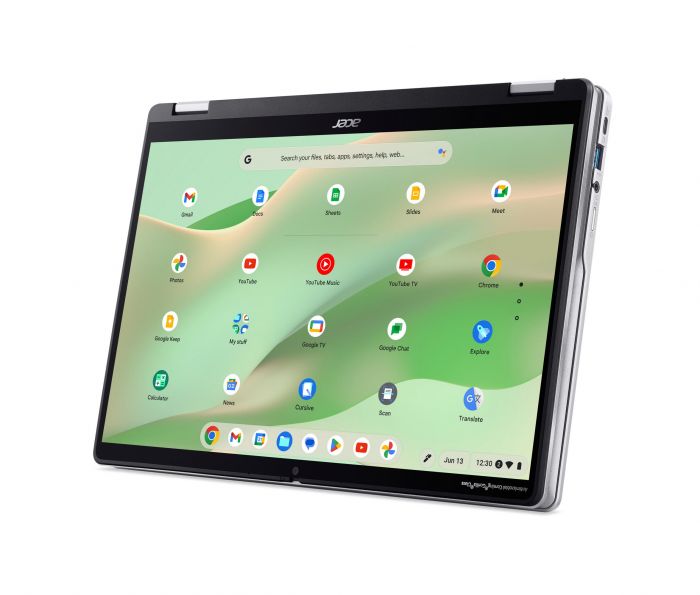 Ноутбук Acer Chromebook Spin CP314-2HN 14" WUXGA IPS Touch, Intel i3-N305, 8GB, F256GB, UMA, ChromeOS, сріблястий