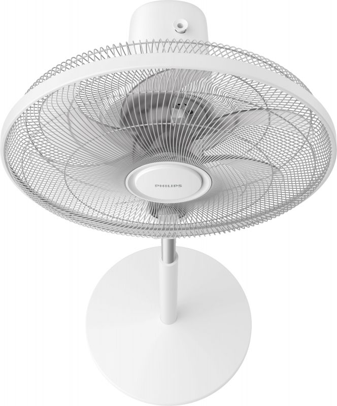 Вентилятор Philips підлоговий Series 1001, 45см, 47Вт, пульт ДК, опора кругла, білий