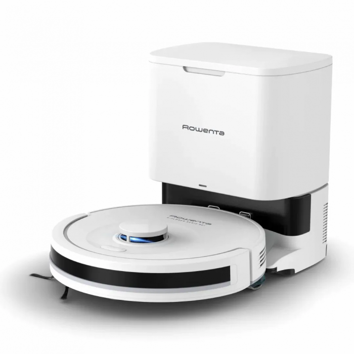 Робот-пилосос Rowenta миючий X-PLORER Serie 90+, 6000ПаВт, h=9.7см, 0.26л, конт пил -0.29л, автон. робота до 270хв, білий