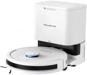Робот-пилосос Rowenta миючий X-PLORER Serie 90+, 6000ПаВт, h=9.7см, 0.26л, конт пил -0.29л, автон. робота до 270хв, білий