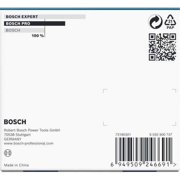 Набір ударних торцевих головок Bosch Professional Extra Deep 3шт 1/2" 85мм