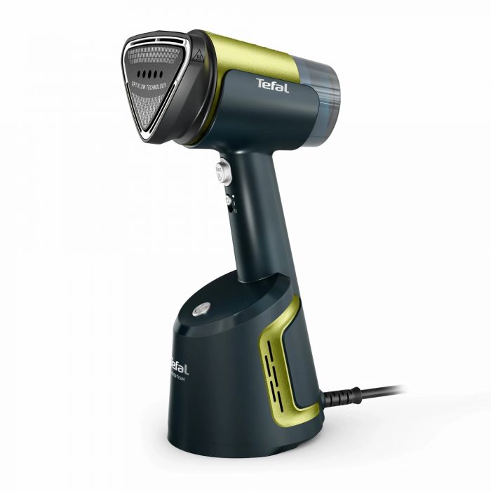 Відпарювач Tefal компактний AeroSteam, 1400Вт, 100мл, постійна пара - 20гр, чорно-зелений