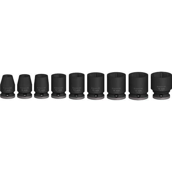 Набір ударних торцевих головок Bosch Professional Standart 9шт 3/8" 30мм