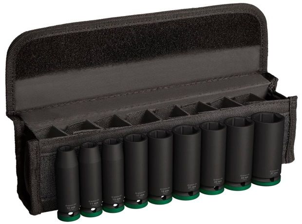Набір ударних торцевих головок Bosch Professional Deep 1/2" 9шт