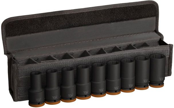 Набір ударних торцевих головок Bosch Professional Deep 9шт 3/4"