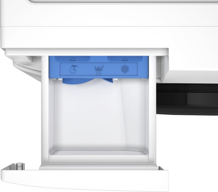 Прально-сушильна машина Beko фронтальна, 7(5)кг, 1400, D, 52см, дисплей, інвертор, пара, білий