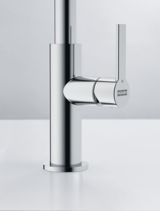 Змішувач для кухні Franke Maris Slim J, довж.виливу - 252мм, поворотний, 1важіль, хром