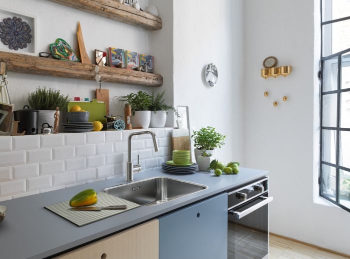 Змішувач для кухні Franke Lina U Pull Down, довж.виливу - 251мм, витяжний, поворотний, 1важіль, хром