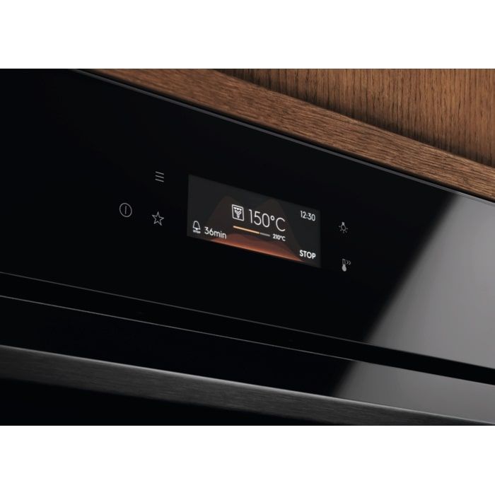 Духова шафа Electrolux електрична, 72л, A+, дисплей, конвекція, телескопічні напрямні, чорний