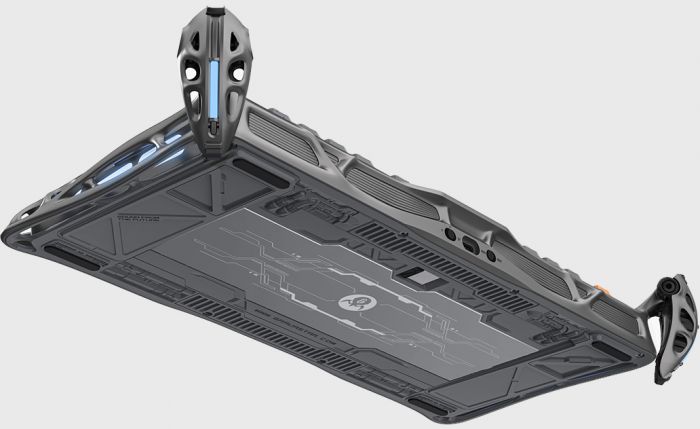 Клавіатура механічна GravaStar Mercury K1 Pro 80keys, GravaStar x Kailh Speedy Mint, EN/UKR, BT/WL/USB, сірий