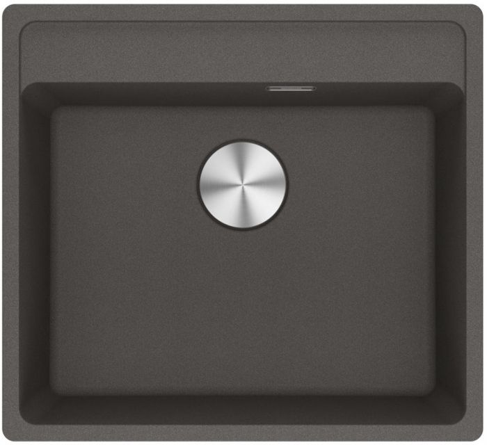 Мийка кухонна Franke Maris, фраграніт, прямокутник, без крила, 560х510х200мм, чаша - 1, врізна, MRG 610-52 TL, сірий сланець