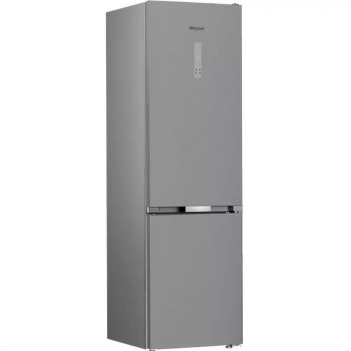 Холодильник Whirlpool з нижн. мороз., 203.5x60х66.3, холод.відд.-231л, мороз.відд.-104л, 2дв., А++, NF, дисплей, інв., зона нульова, нерж