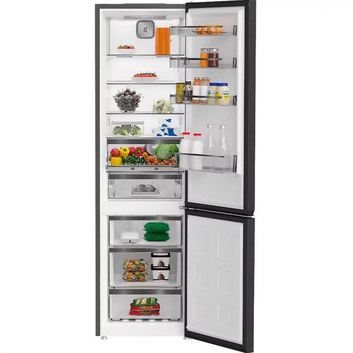 Холодильник Whirlpool з нижн. мороз., 203.5x60х66.3, холод.відд.-231л, мороз.відд.-104л, 2дв., А++, NF, інв., зона нульова, сірий