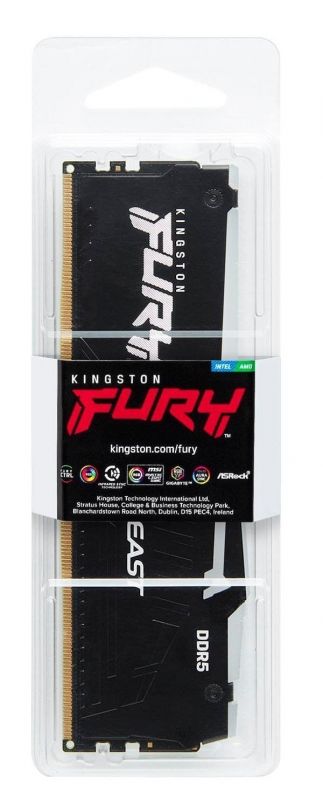 Пам'ять ПК Kingston DDR5 32GB 5200 FURY Beast RGB