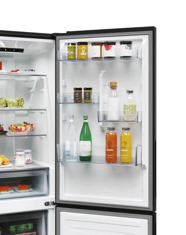 Холодильник Candy з нижн. мороз., 185x66.7х60, холод.відд.-235л, мороз.відд.-120л, 2дв., А++, NF, чорний