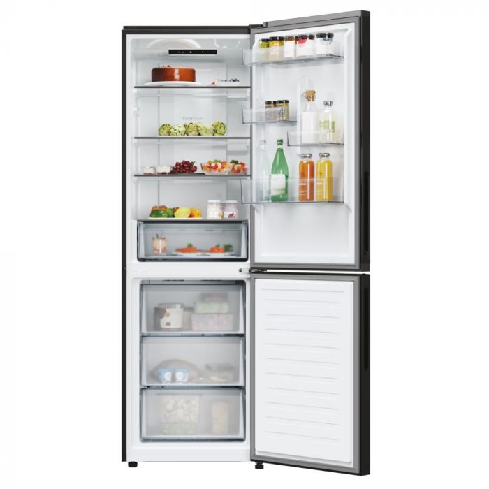 Холодильник Candy з нижн. мороз., 185x66.7х60, холод.відд.-235л, мороз.відд.-120л, 2дв., А++, NF, чорний