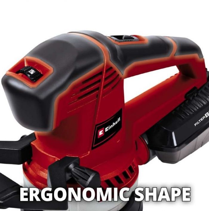 Шліфмашина ексцентрикова Einhell TE-RS 40 E400Вт 125 мм 12000-24000кол·хв 1.87кг