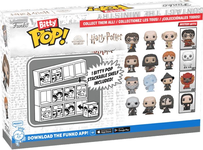 Набір подарунковий Funko POP (Bitty): Harry Potter - Voldemort 4PK