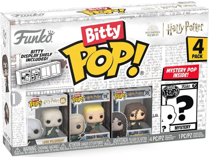 Набір подарунковий Funko POP (Bitty): Harry Potter - Voldemort 4PK
