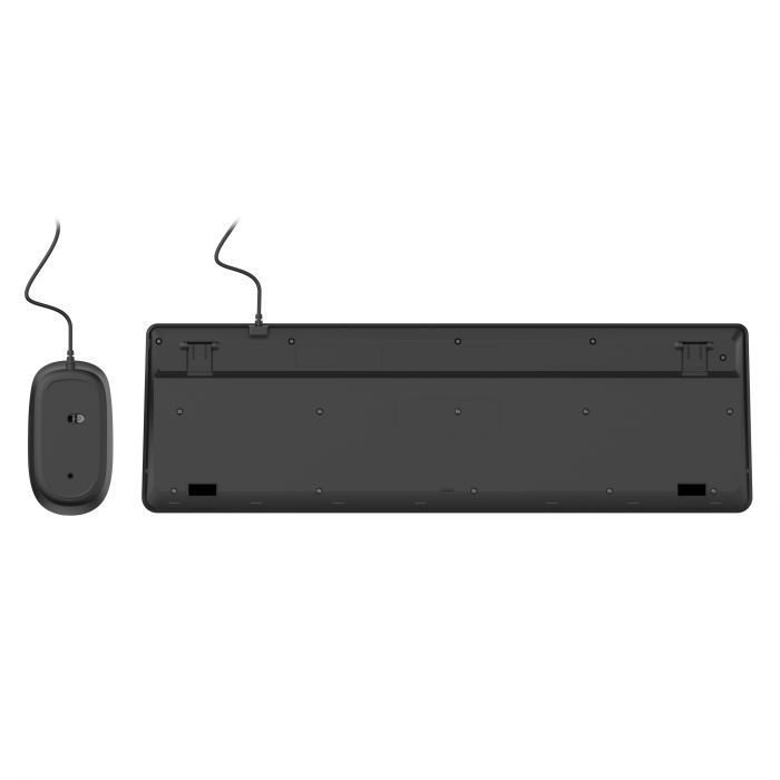 Комплект клавіатура та миша 2E MK405 USB-A, EN/UK/RU, чорний