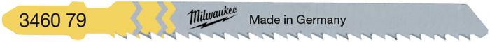 Полотно пиляльне для лобзика Milwaukee T101BR, по дереву, крок зуба 2.5мм х 75мм, 5шт
