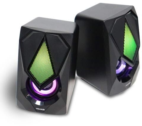 Акустична система MICROLAB B-25 2.0, USB, LED, чорний