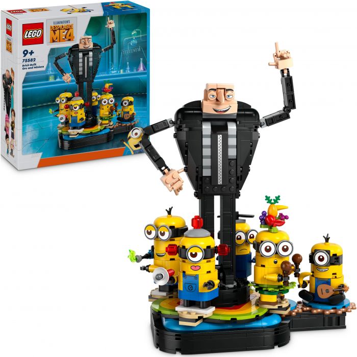 Конструктор LEGO Despicable Me 4 Ґру й посіпаки з кубиків