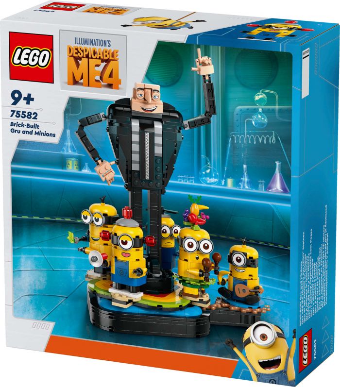 Конструктор LEGO Despicable Me 4 Ґру й посіпаки з кубиків