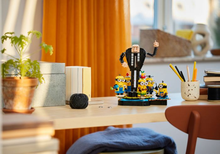 Конструктор LEGO Despicable Me 4 Ґру й посіпаки з кубиків