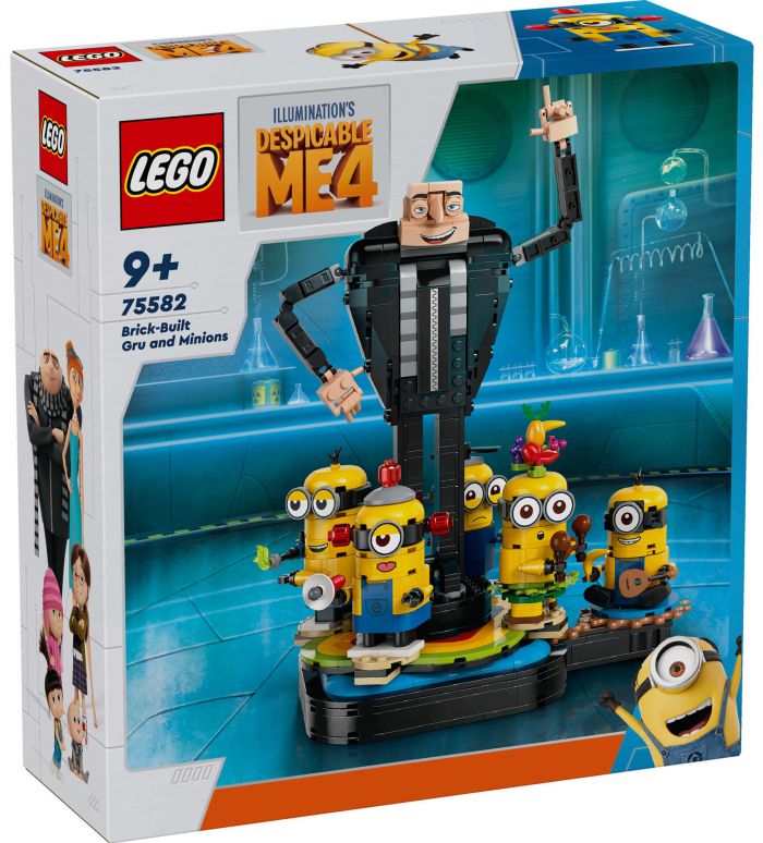 Конструктор LEGO Despicable Me 4 Ґру й посіпаки з кубиків