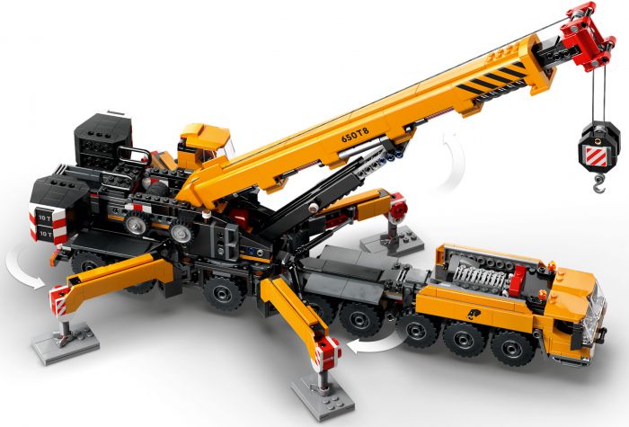 Конструктор LEGO City Жовтий пересувний будівельний кран