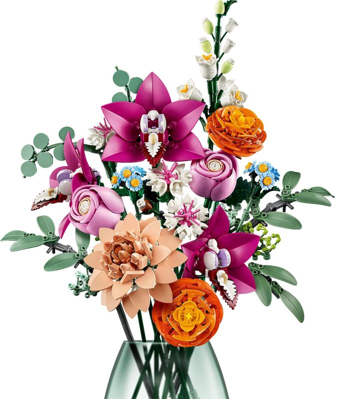 Конструктор LEGO Botanicals Милий рожевий букет квітів