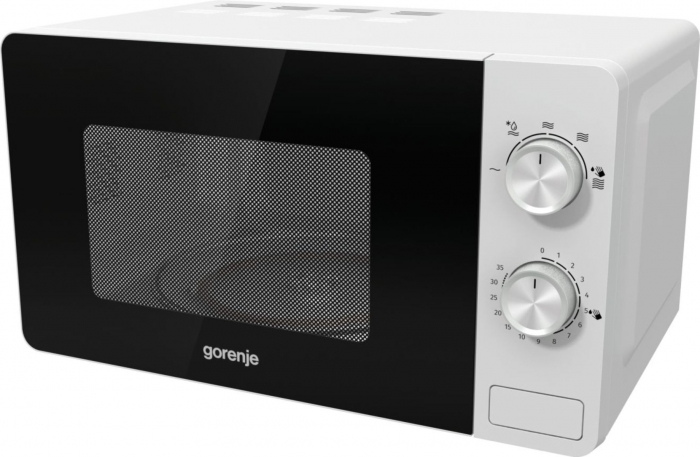 Мікрохвильова піч Gorenje, 20л, мех. керув., 800Вт, білий