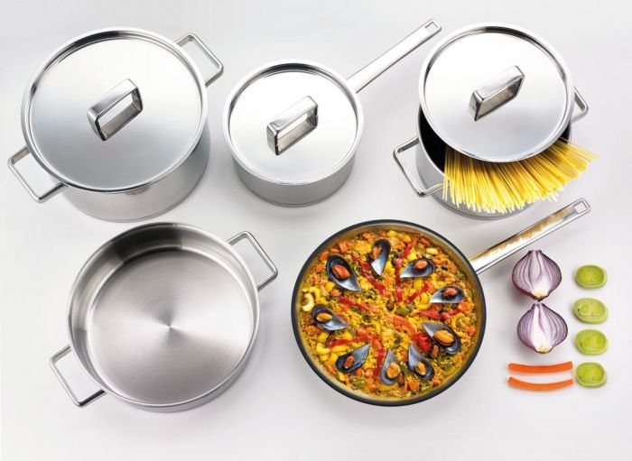 Набір посуду Gorenje CHEF'S COLLECTION, 8 предметів, нержавіюча сталь