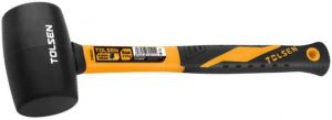 Киянка гумова Tolsen 675г 35мм руків'я скловолокно