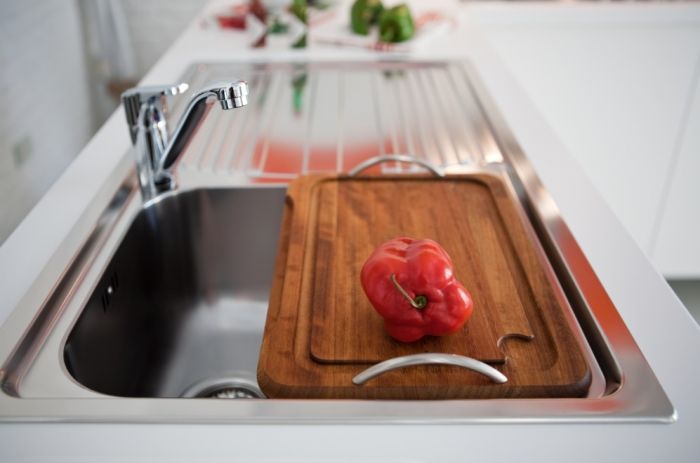 Кухонна мийка Franke Logica Line, нержав. сталь полірована, прямок. з крилом,790х500х195 мм, чаша- 1накладна, LLX 611-79, хром