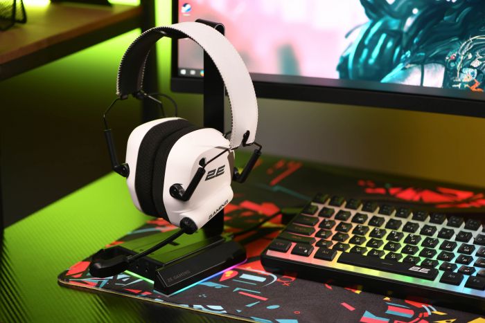 Гарнітура ігрова 2E GAMING HG365, BT/WL, білий