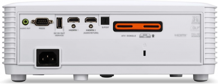 Проєктор домашнього кінотеатру Acer Vero HL6510ATV FHD, 5000 lm, LASER, 1.15-1.5, Android TV