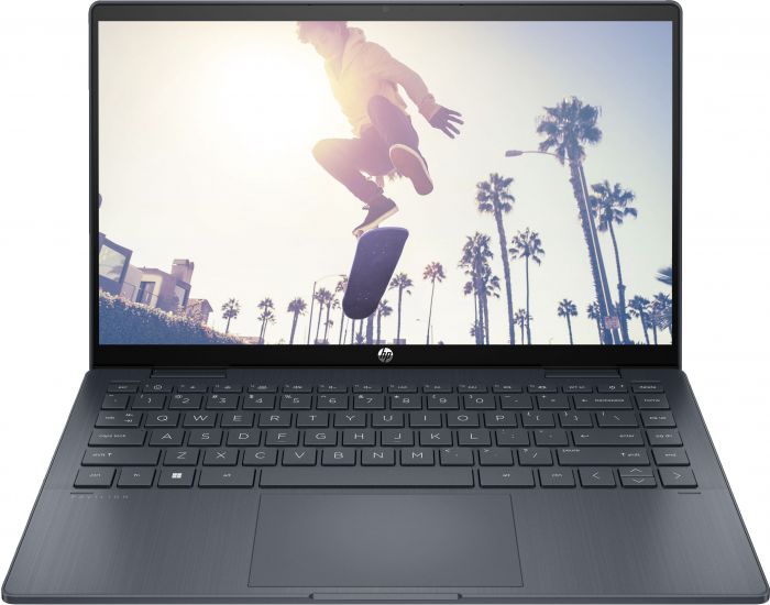 Ноутбук HP Pavilion x360 14-ek2006ua 14" FHD IPS Touch, Intel 3-100U, 8GB, F512GB, UMA, DOS, синій