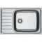Мийка кухонна Franke Spark, нерж.сталь, прямокутник, з крилом, 780х500х160мм, чаша - 1, врізна, оборотна, SKL 611-78 XL, нерж декор