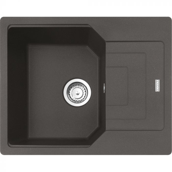 Мийка кухонна Franke Urban, фраграніт, прямокутник, з крилом, 620х500х220мм, чаша - 1, врізна, оборотна, UBG 611-62, сірий сланець